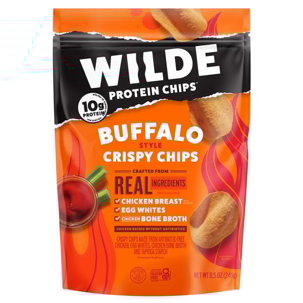 Wilde Protein Chips Buffalo Chicken, 8.5 oz(pack of 2)