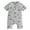 Grey, variant on Baby Bodysuit Girls Boys Short Sleeve Rainbow Prints Romper Bodysuits Jumpsuit 8 Month Old Baby (White, 3-6 Months)