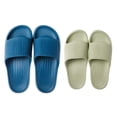 thumbnail image 1 of Zapatillas para mujeres y hombres de secado rápido, zapatillas suaves con puntera abierta, antideslizantes, suaves, para ducha, spa, baño, piscina, gimnasio, casa de playa, sandalias para interiores, 1 of 5