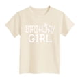 thumbnail image 4 of Toddler Girl's T Shirts Set Letter Graphic Tees Short Sleeve 0-24 Months 2t 3t 4t 5t 6t 7t Crew Neck Summer Tee Shirt Gibobby,13-14 Years,Beige, 4 of 4