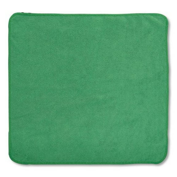 Rubbermaid Commercial Microfiber Cleaning Cloths 16 X 16 Green 24/Pack 1820582