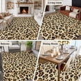 thumbnail image 6 of Area Rug 72×108in, Abstract Leopard Print Floor Carpet Living Room Rug, Classic Brown Spots Non-Slip Welcome Mat Indoor Rugs for Bedroom Dining Room, 6 of 9