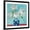Black Frame, variant on Art.com Vase of Peonies Aqua Art Print by Kellie Day, 16" x 16"