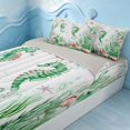 thumbnail image 2 of Erosebridal Marine Seahorse Zipper Twin Comforter Sets with Fitted Sheet and 2 Pillowcases, Coastal Animal Zipper Bedding Set, Gray Reversible, 2 of 7