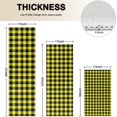 thumbnail image 4 of Yellow Black Checkerboard Checkered Pattern Kitchen Rugs Sets Of 3,Kitchen Runner Rugs Non Skid Washable,Decorative Kitchen Floor Mats for Kitchen,Sink,Laundry,17"x30"+ 17"x47" + 17"x59", 4 of 6
