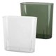 thumbnail image 1 of Trash Can Slim Trash Can 3 Gallon (Approx. 9.8 Liters) Trash Basket Wastebasket For Bathroom, Bedroom - Clear Green, 1 of 4