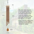 thumbnail image 3 of Extra Large 58" Bronze Wind Chimes for Outside Deep Tone, Big Outdoor Clearance Church Wind Chimes,Perfect as a Gift for Your Garden,Yard,Patio and Lawn, 3 of 7