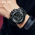 thumbnail image 4 of Sanda Luxury Brand 2022 New Men's Watches 50m Waterproof Sports Military Quartz Watch For Male Wristwatch Relogio Masculino 3132 - Quartz Wristwatches, 4 of 6