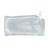 Omeite Transparent self-supporting spout bag milk juice bag beverage packaging bag 10pcs (21*12 7 medium)