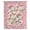 pink, variant on Pink Orchid Sheer Curtains 45 Inches Long, Spring Floral Flowers Leaves Botanical Light Filering Curtains, Breathable Simi Curtain Privacy Drapes for Kitchen Bathroom Small Window Treatment