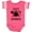 Football Pink and White, variant on Inktastic Valentine's Day Gigi's Lovebug Boys or Girls Baby Bodysuit