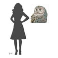 thumbnail image 4 of Global Gallery's 'Beautiful Owls I Pastel Crop' by Daphne Brissonnet Stretched Canvas Wall Art, 4 of 4