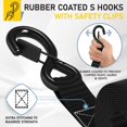 thumbnail image 3 of Augo Correas De Trinquete Resistentes Y Bucles Suaves - Paquete De 4 Correas De Trinquete Extra Fuertes De 1,5 Por 10 Con Cierres De Seguridad Con Gancho En S Y 4 Amarres De Bucle Suave - Resistencia, 3 of 5