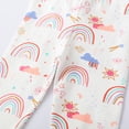 thumbnail image 4 of Popvcly Little Girls Leggings Cute Printing Cotton Stretchy Fashion Kid Legging Tights 2-7T, 4 of 4