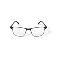 thumbnail image 4 of Adolfo Men's Lincoln Square Prescription Eyeglasses with Case, Gunmetal Black, 4 of 6