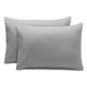 thumbnail image 1 of Juego de Fundas de Almohada Bare Home Cierre Tipo Sobre Colección Premium 1800 Doble Cepillado Ultra Suave Tamaño King 20 x 40 Gris Claro 2 Unidades, 1 of 6