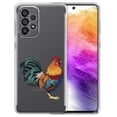 thumbnail image 1 of WIRESTER Transparent Soft Gel TPU Clear Case Slim Protective Cover for Samsung Galaxy A73 5G 6.7" 2022, Dutch Bantam Chicken, 1 of 1