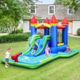 thumbnail image 4 of Costway Inflatable Castle Bouncer Bounce House Slide Water Park BallPit with 580W Blower, 4 of 10