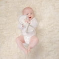 thumbnail image 5 of Comfy Cubs Organic Rayon Made from Bamboo Baby Washcloths, 6 Pack, Ultra-Soft Fabric (White), 5 of 7