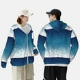 thumbnail image 6 of Gaeub Christmas Snowflakes Men's and Women's UPF 50+ Long-Sleeved Sun Protection Clothing, Fishing Shirt Long Sleeve Zip - XX-Large, 6 of 9