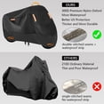 thumbnail image 2 of Funda para moto SECELES 300D, resistente al agua, XXL, 2 of 8