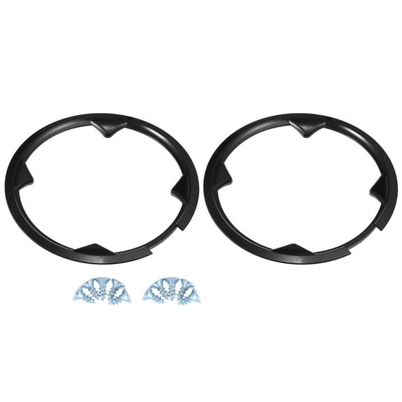 Unique Bargains 2 Pcs 48 Teeth 12cm 0.63"x8.35" Bicycle Bike Crankset Chain Wheel Cover Protector Chain Wheel Protective Cover Black
