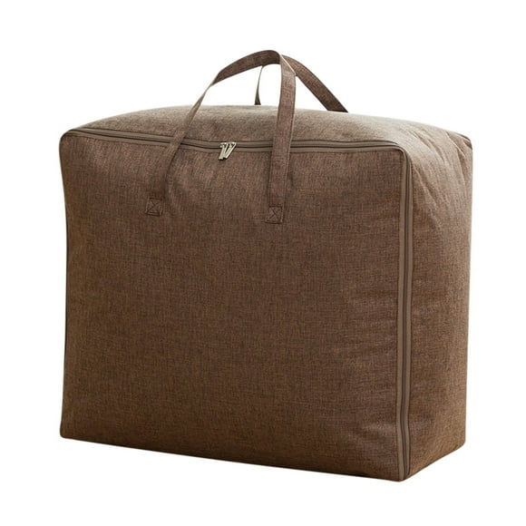 Grands Sacs de Rangement Réutilisables avec Poignées et Fermetures Éclair Solides, Sac de Déménagement Lavable Robuste, Organisateur de Garde-Robe et sous le Lit pour Literie, Couverture