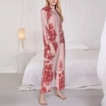 thumbnail image 3 of Sikiie Red Meat Women's Long-Sleeve Shirt and Full-Length Bottom Pajama Set (s-xxl)-X-Large, 3 of 7