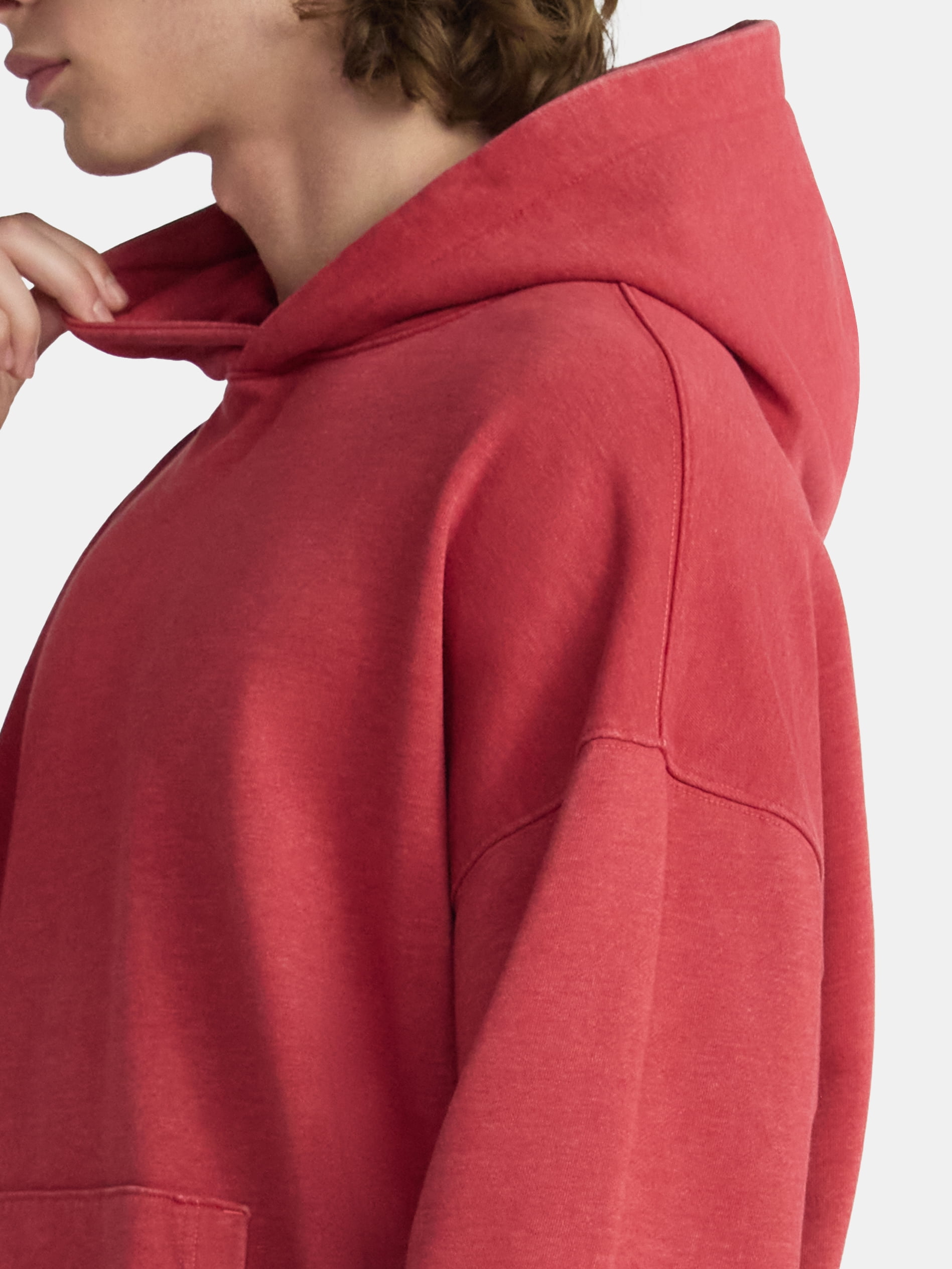 No Boundaries Oversized Hoodie with Long Sleeves, Men's & Big Men's