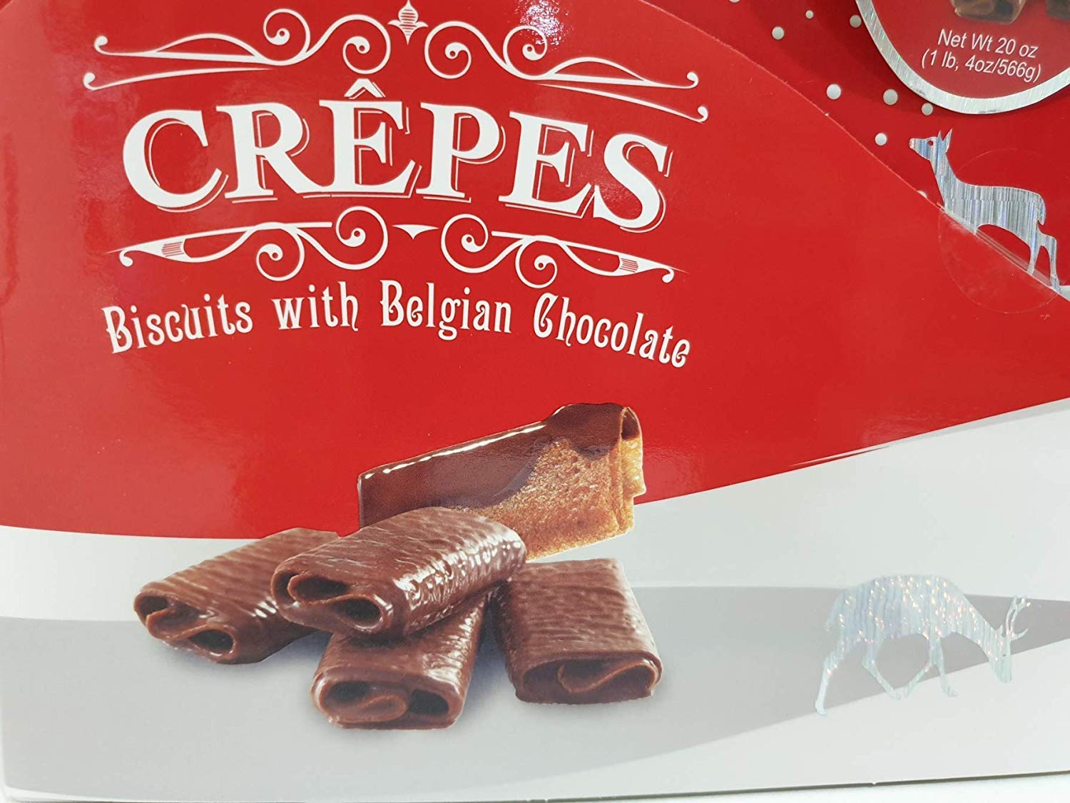 KIRKLAND SIGNATURE Crepes Biscuits With Chocolate 19.97 Oz, 20 Oz, Red