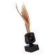 thumbnail image 1 of Estatuilla nórdica Sunnimix Estatua Escultura humana Colección de arte y artesanía Estatuilla hecha a mano para gabinete de TV Sala de estudio Decora oro Estatua de personaje, 1 of 8
