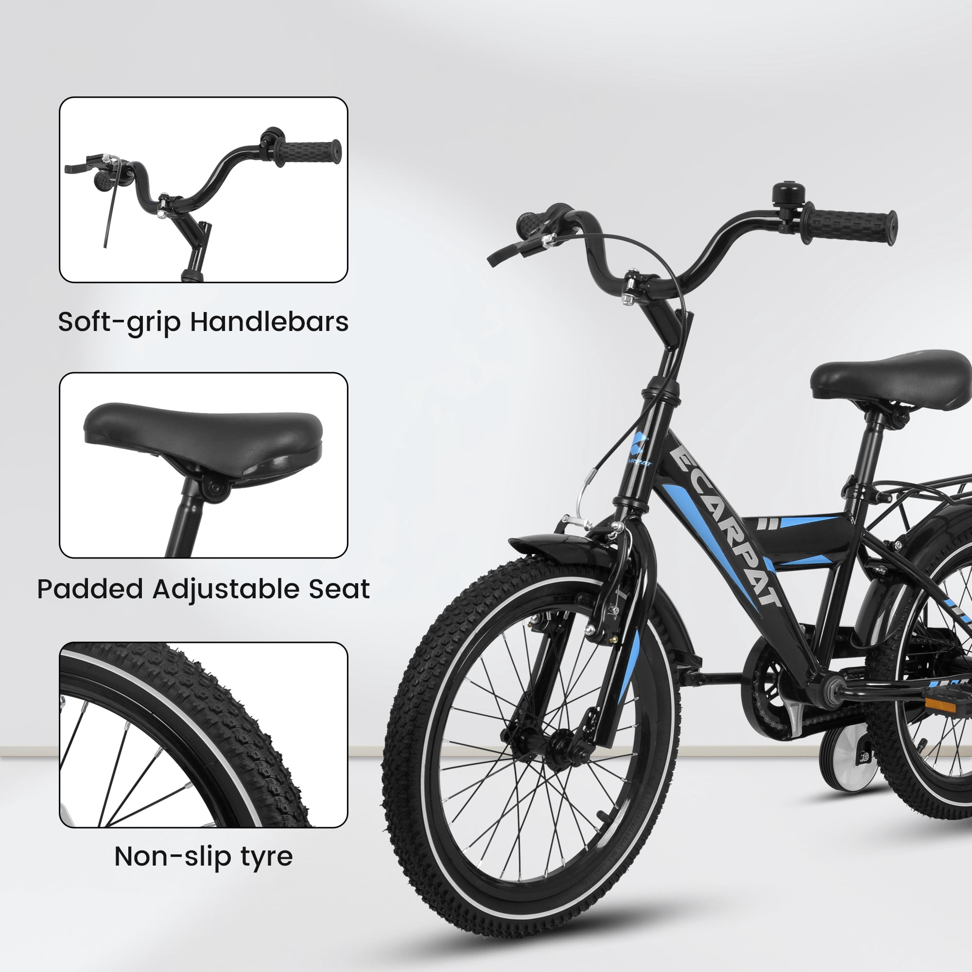 Ambifirner 16" Freestyle Beginner City Bike with Lightweight Frame