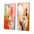 thumbnail image 3 of Designart "Serendipitous Circular Geometric Serenity I" Modern Geometric Wall Art Set Of 2 - Modern Gold Gallery Wall Set For Home Decor, 3 of 6