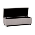 thumbnail image 3 of Simpli Home Banc de Rangement Castleford en Gris Nuage, 3 of 7