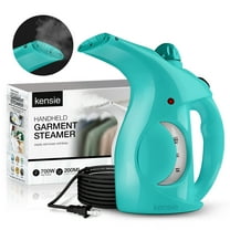 Kensie Handheld Garment Steamer, 700W Lightweight and Portable Steamer for Clothes, Green