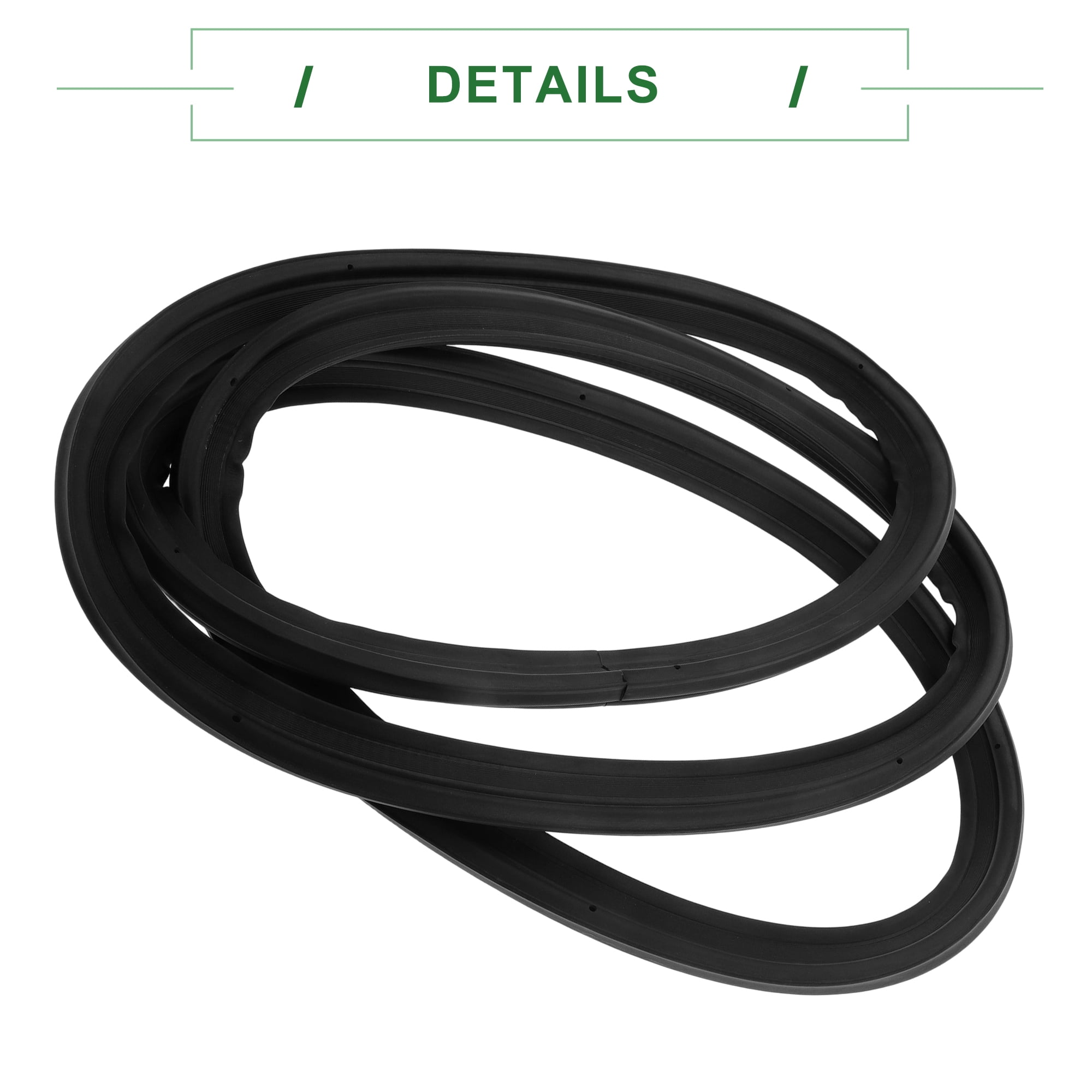 Unique Bargains Rear Trunk Lid Seal Gasket for Honda Accord 2008-2012 Rubber Black