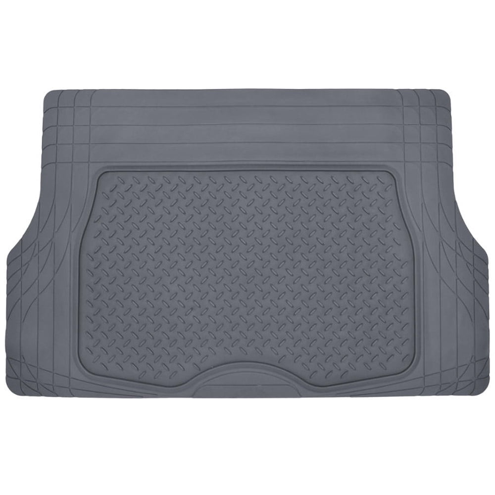 Motor Trend HeavyDuty Premium Rubber Cargo Floor Mat Trimmable Trunk
