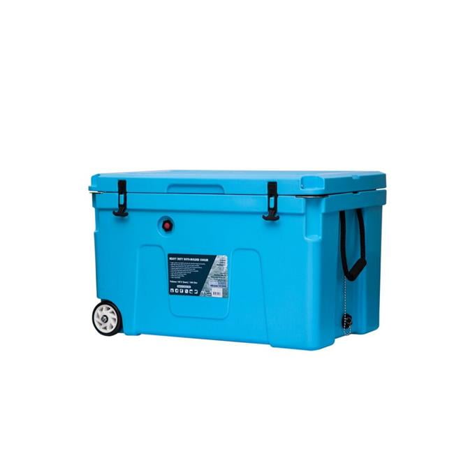 nICE CYY510708 140L Light Premium Cooler with Wheels Blue