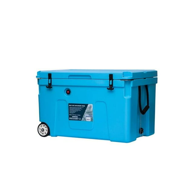 Nice Cyy-510708 140l Light Premium Cooler With Wheels - Blue - Walmart 