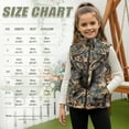 thumbnail image 3 of Xoenoiee Deer Hunting Camo Print Boys Lightweight Fleece Vest Sleeveless Zip Up Warm Jacket Stand-Up Collar Casual Outerwear Vests With Pockets, Size 3T, 3 of 7
