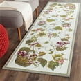 thumbnail image 4 of Safavieh DuraRug 2'6" X 8' Hand Hooked Polypropylene Rug in White, 4 of 8
