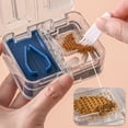 thumbnail image 4 of Small Pill Box,Pill Cutter for Small Pills, Portable Waterproof Small Pill Organizer with Cutter&Grinder,Compact Travel Pill Holder for Pocket , Store Supplements, FishOil, Capsules, 4 of 8