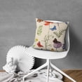 thumbnail image 5 of Flowers Throw Pillow Covers Inserts & Covers,Soft Pillow Cas Covers,linen Pillowcases Double-sided Printing for Sofa Couch Outdoor Decor,Pillow Case Set Of 2,16x16 Inches, 5 of 7