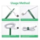 thumbnail image 5 of Bridas para cables, administrador de línea de datos autoadhesivo, cinta de encuadernación MABOTO 20 piezas, 5 of 7