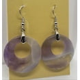 thumbnail image 2 of Natural Round Amethyst Silver Earrings, 2 of 5