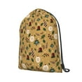 thumbnail image 2 of XMXT Waterproof Gym Bag, Christmas Decoration Print Drawstring Backpack for Men, s, 2 of 8