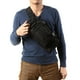 thumbnail image 1 of Bolso Riñonera táctica militar negra para exteriores bandolera de senderismo, 1 of 8