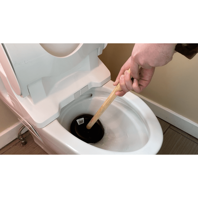 TOILET PLUNGER w/ Rubber Flange Pump Declogger Unclog Sink Bathtub Shower  Drain