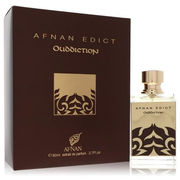 Afnan 564363 2.7 oz Edict Ouddiction Extrait De Parfum Spray by Afnan for Unisex