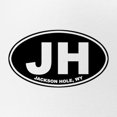 thumbnail image 2 of CafePress - JH (Jackson Hole) - Adjustable Unisex Printed Trucker Hat with Mesh Back, 2 of 10